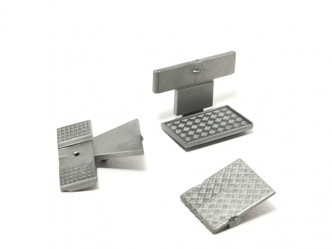 3x Trittblech für Auflieger, silber Herpa C351