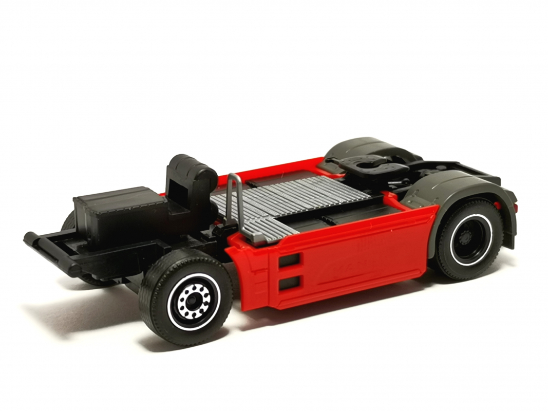 Fahrgestell MAN eTGX 2achs, rot Herpa 751