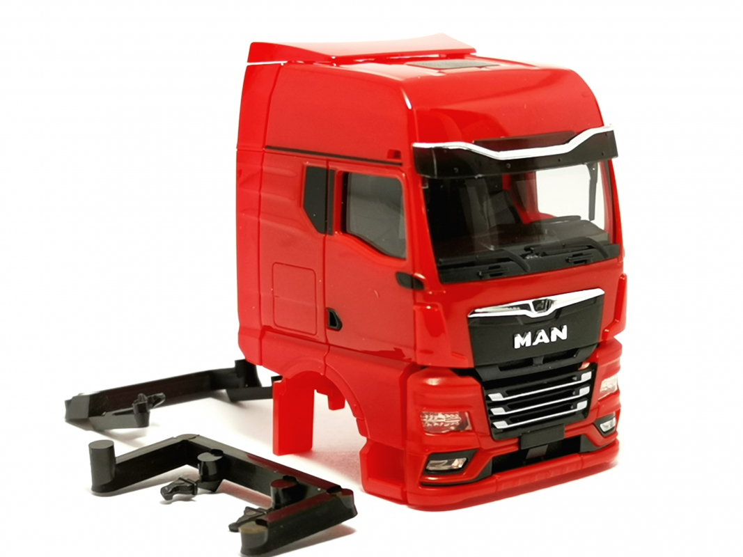 Fahrerhaus MAN TGX GX, rot Herpa 751