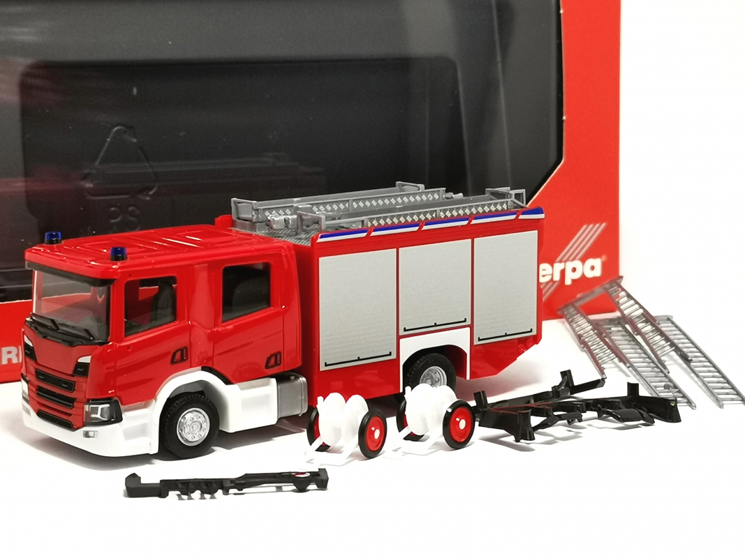 098892 Scania CP28 Crewcab Löschfahrzeug "Feuerwehr" Herpa