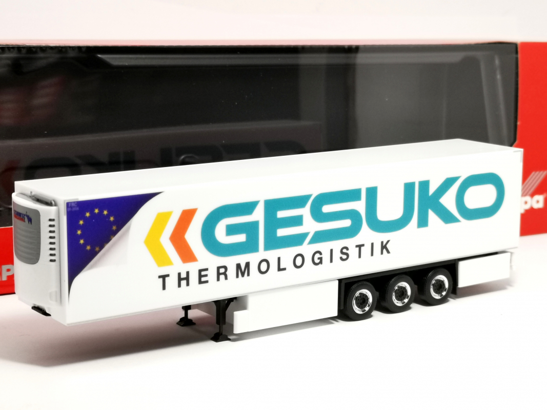 Kühlkoffer-Auflieger "GESUKO" Herpa