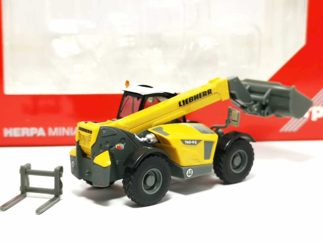 318877 Liebherr Teleskoplader T60-9S "Liebherr" Herpa