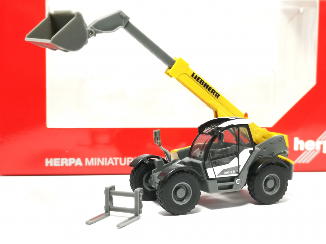 318877 Liebherr Teleskoplader T60-9S "Liebherr" Herpa