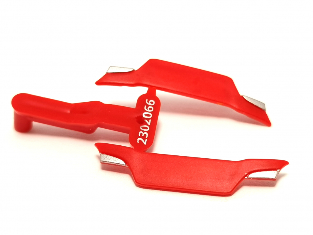 2x Blende für Scania, rot/silber Herpa C382