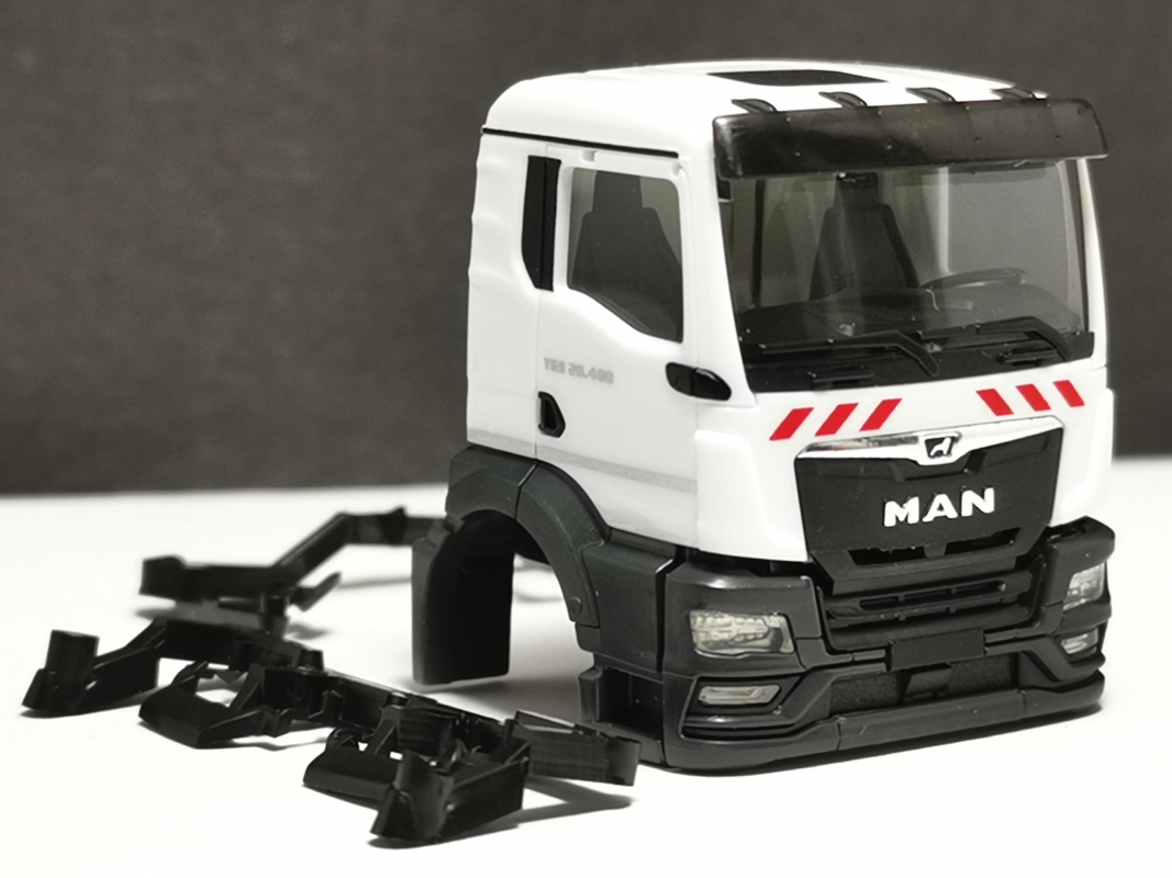 Fahrerhaus MAN TGS NN, weiß Herpa 010