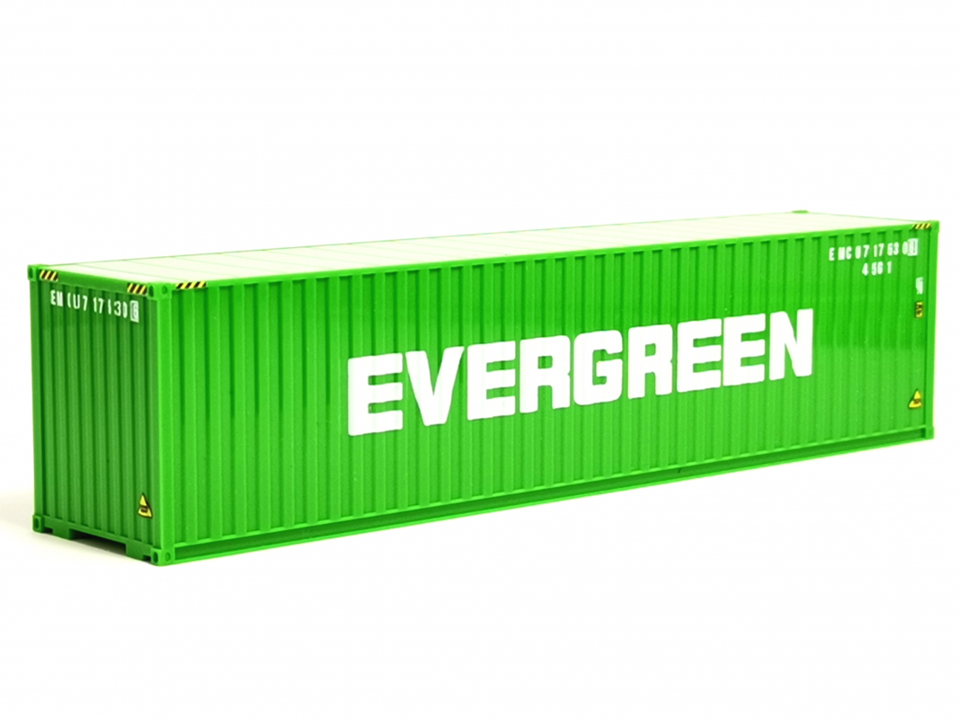 40ft. Container "Evergreen" - grün - Herpa