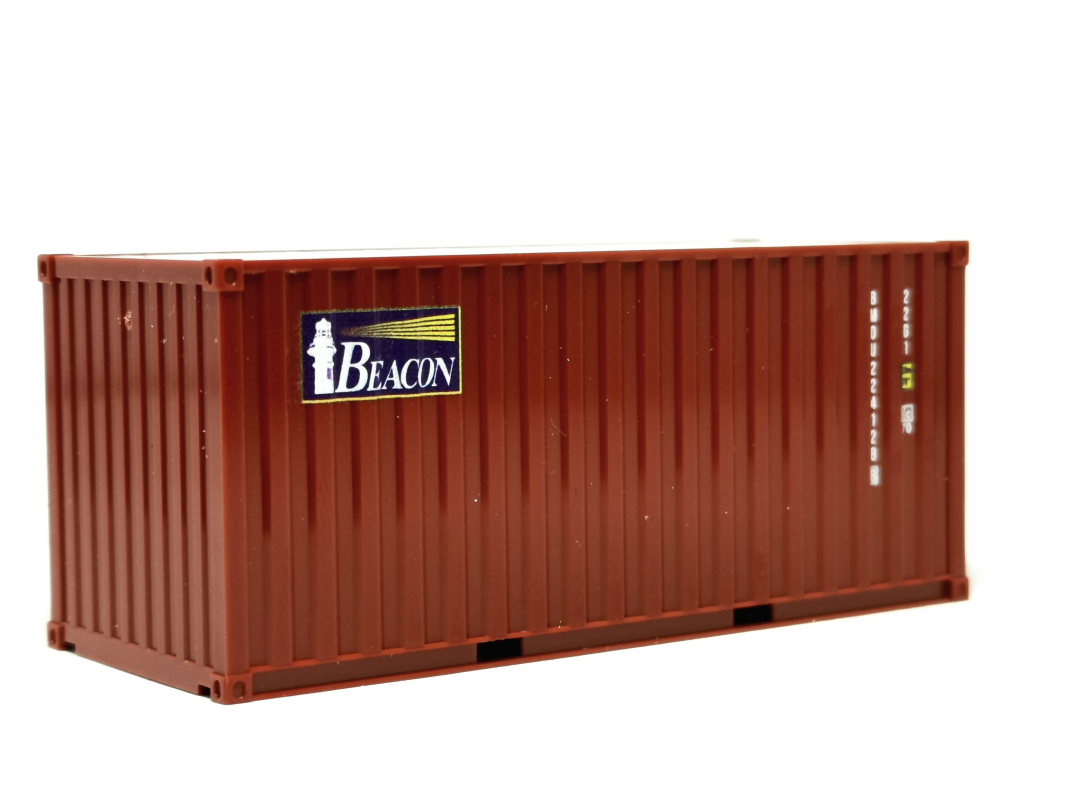 20ft. Container "Beacon"- braun - Herpa