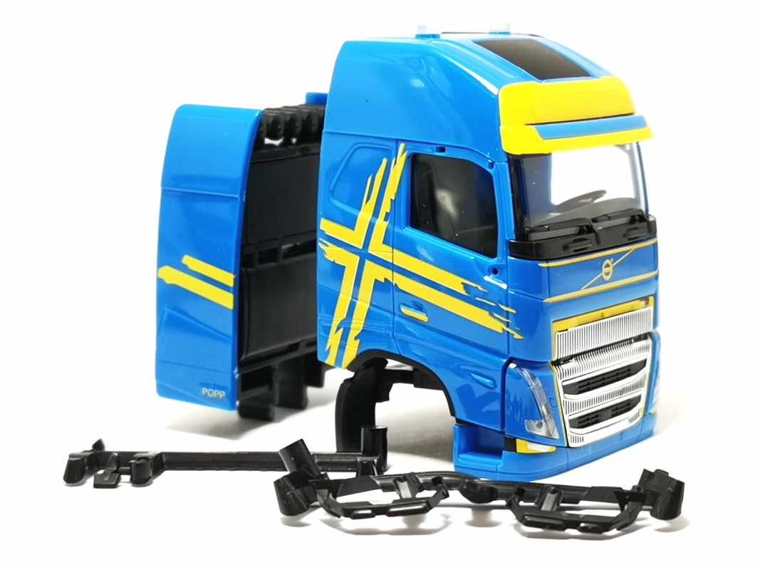 Fahrerhaus Volvo FH 16 GL XL´20 + Turm, blau Herpa 624