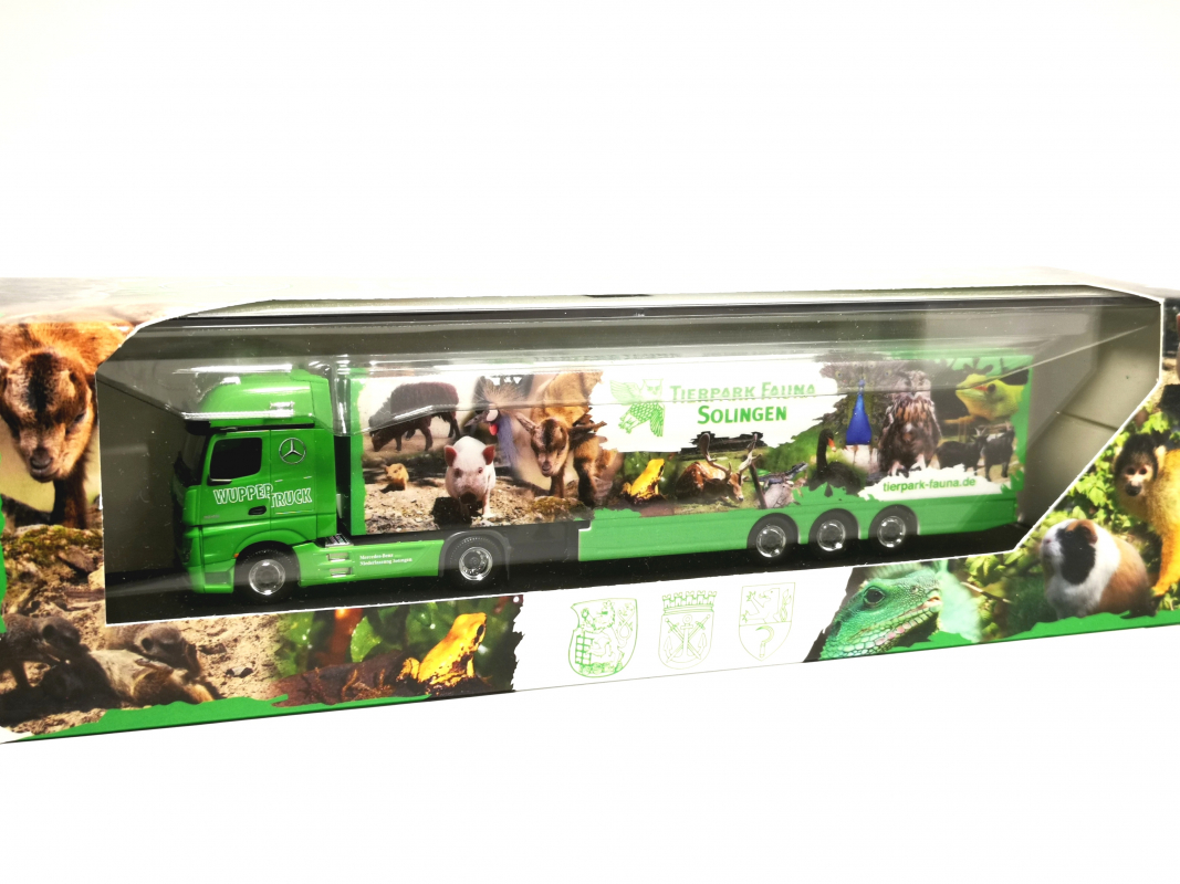 Mb Actros Jahresmodell 2021 Tierpark Fauna grün Herpa