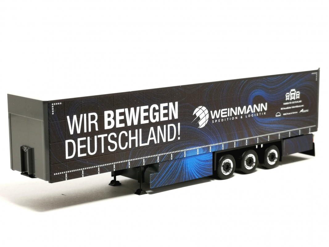 Gardinenplanen-Auflieger "Weinmann" Herpa - SALE