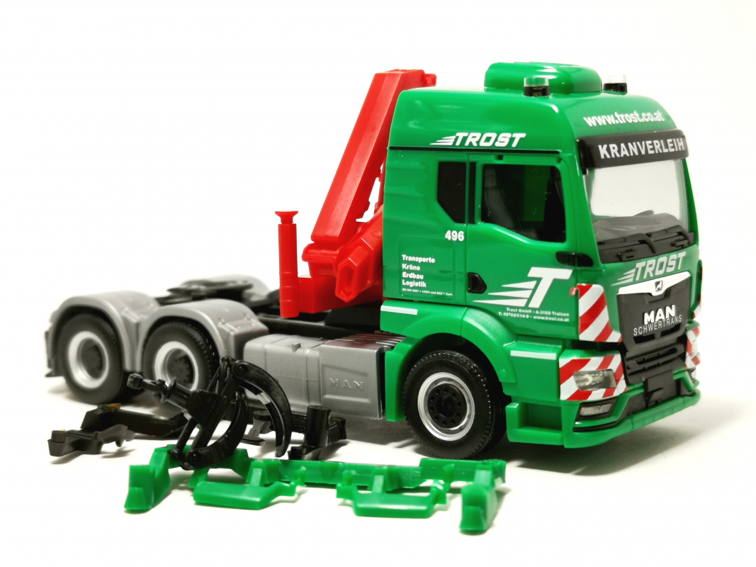 MAN TGS TM Zugmaschine "Trost" (Österreich) Herpa