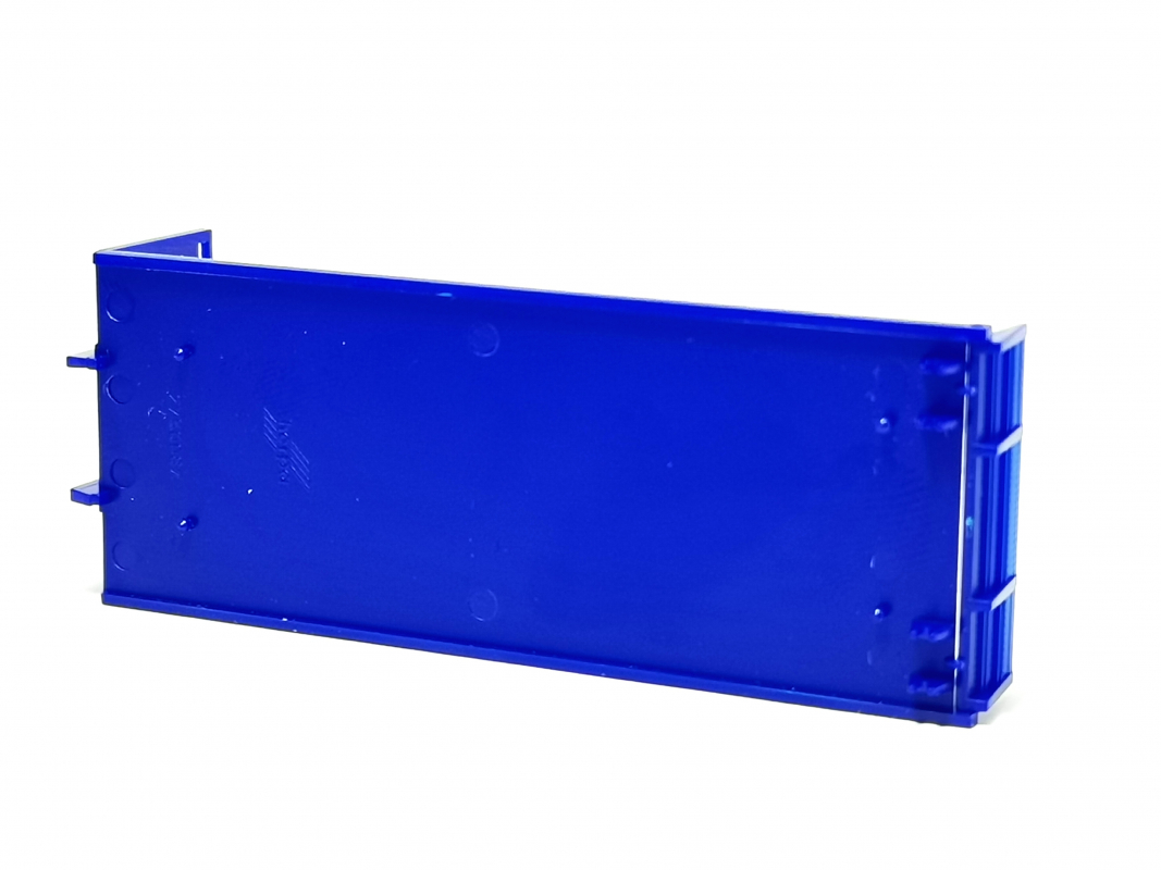 Abrollflat für Lkw, THW blau Herpa C428