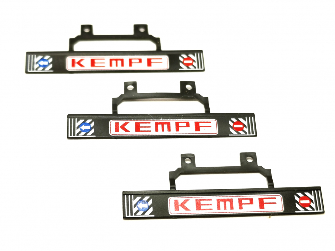3x Spritzlappen für Stöffelliner "Kempf" Herpa c466