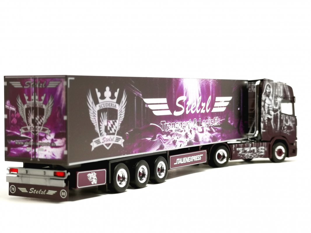 939935 Scania CS 20 HD Kühlkoffer Sattelzug "Stelzl" - Sommerfest 2026 - Herpa