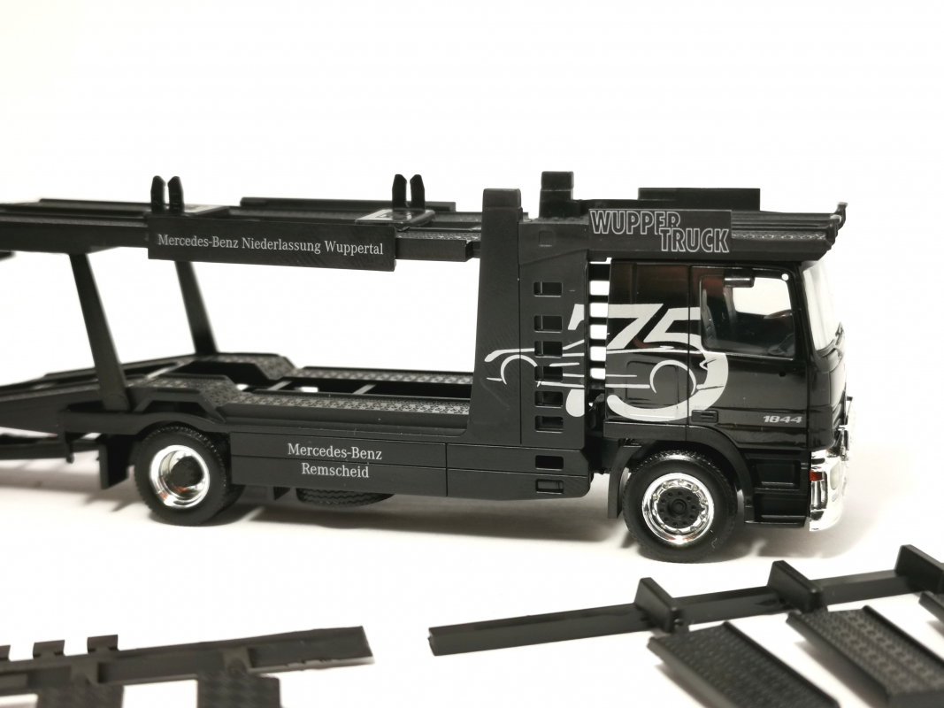Mercedes-Benz Actros L 08 Eurolohr Autotransporter "Jahresmodell 2007" Herpa ohne OVP