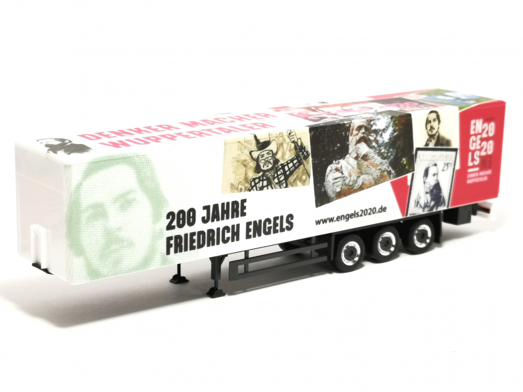 Koffer Auflieger 3a "200 Jahre Engels" Herpa 2020