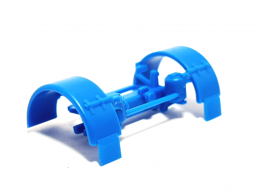Kotflügel hinten mit Aggregat, blau Herpa C491