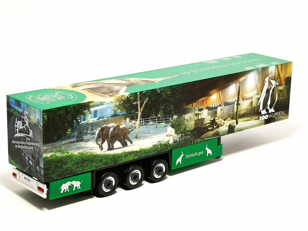 Koffer Auflieger Schmitz "Zoo Wuppertal" Herpa 2012
