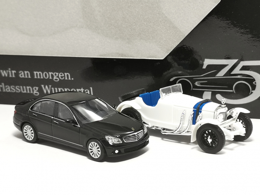 BUSCH Mercedes-Benz C-Klasse 2007 - Mercedes-Benz SSK 1:87