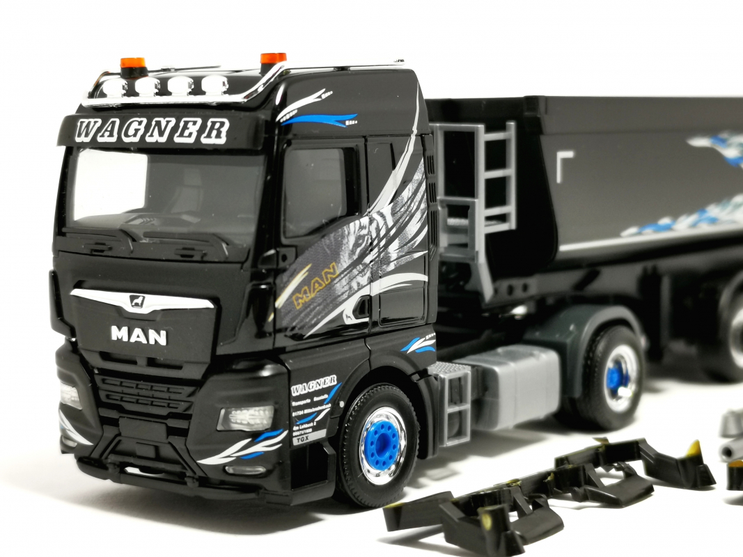 319928 MAN TGX GM Kipp-Sattelzug "Wagner Mitteleschenbach" Herpa