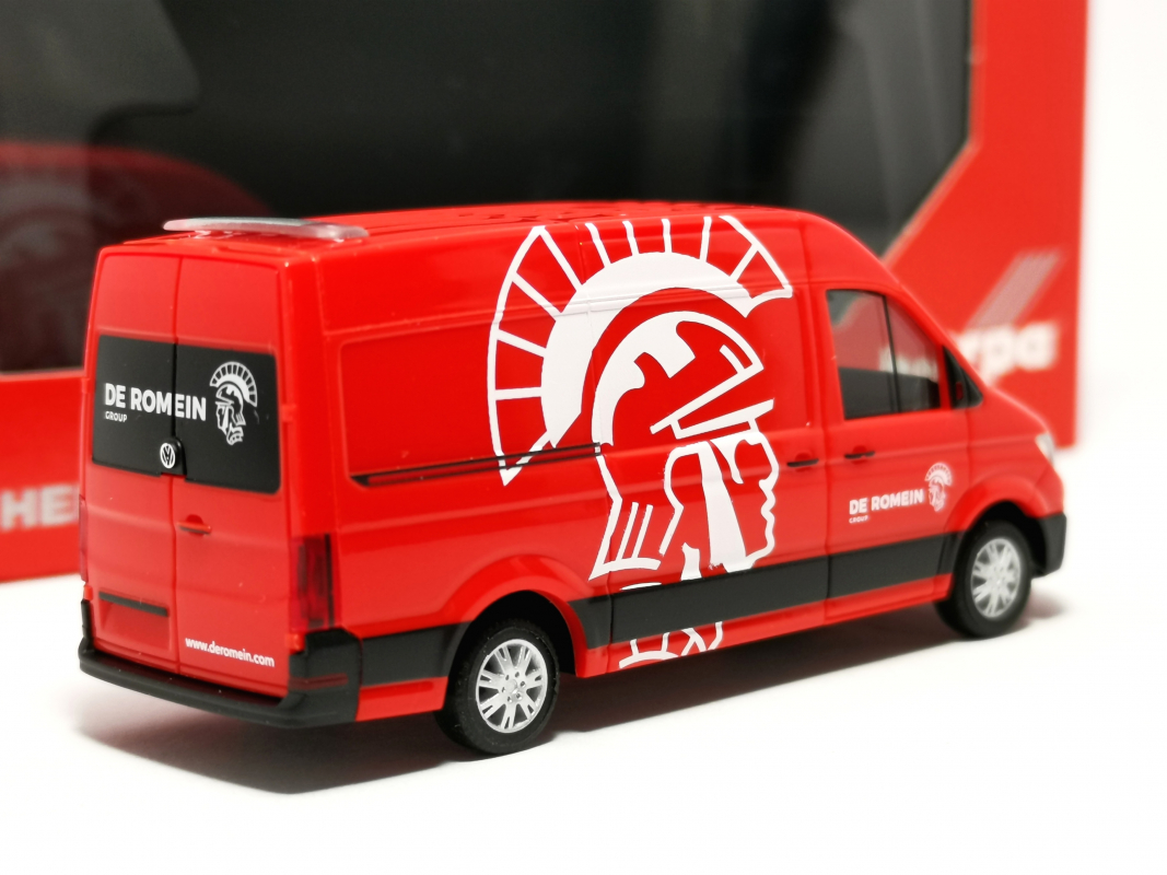 099035 Volkswagen (VW) Crafter Kasten Hochdach "De Romein" (Niederlande/Veendam) Herpa