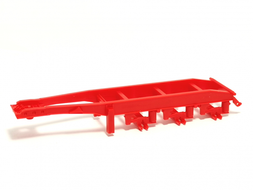 Kipp Auflieger Chassi 3a, rot Herpa C540