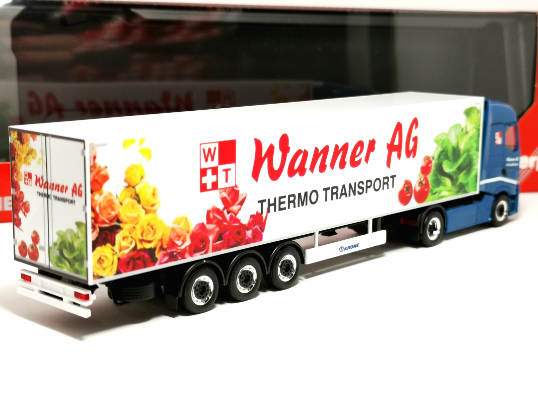 321242 Renault T facelift Kühlkoffer-Sattelzug "Wanner AG" Herpa
