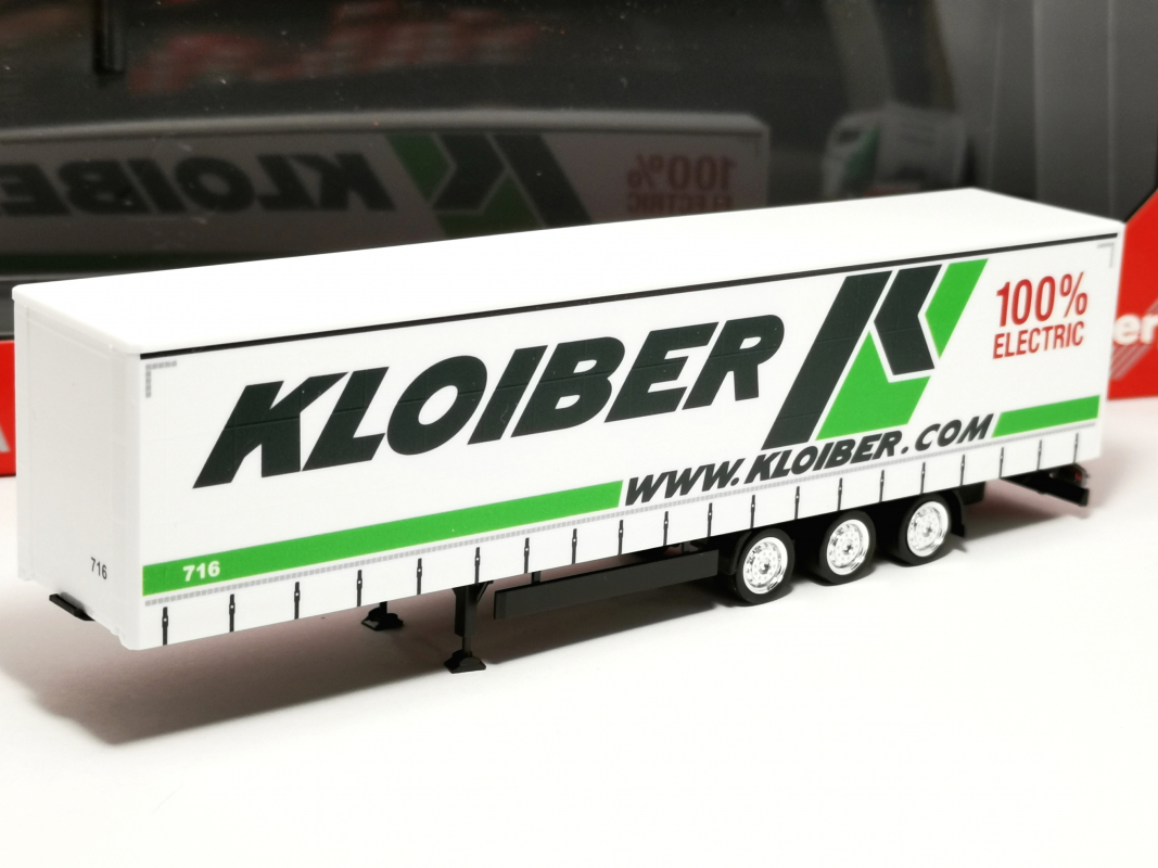 Jumboplanen-Auflieger "Kloiber" Herpa 365