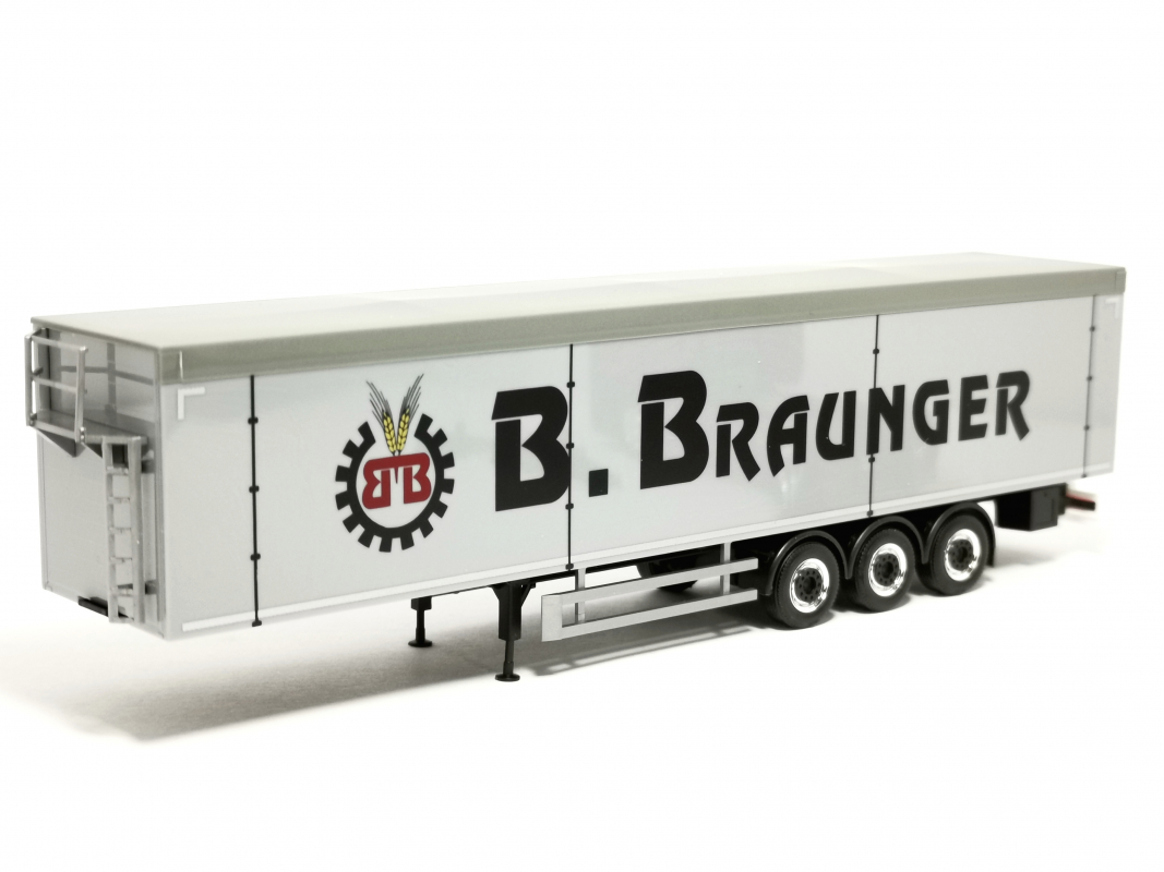 Schubboden-Auflieger "Braunger" Herpa