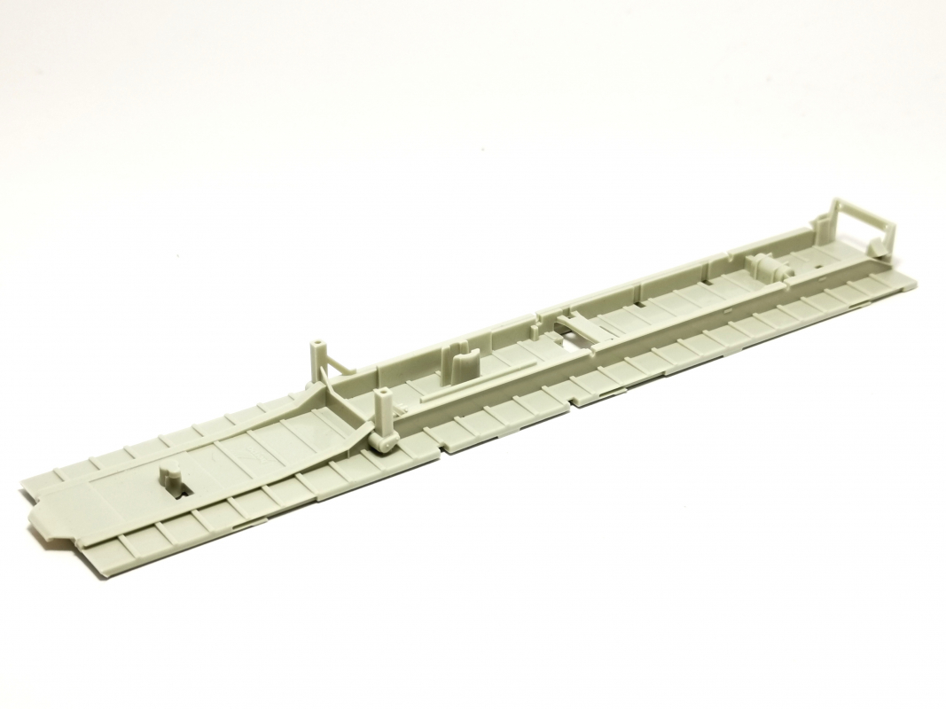 Auflieger Unterbau Palettenkasten, kieselgrau Herpa C639