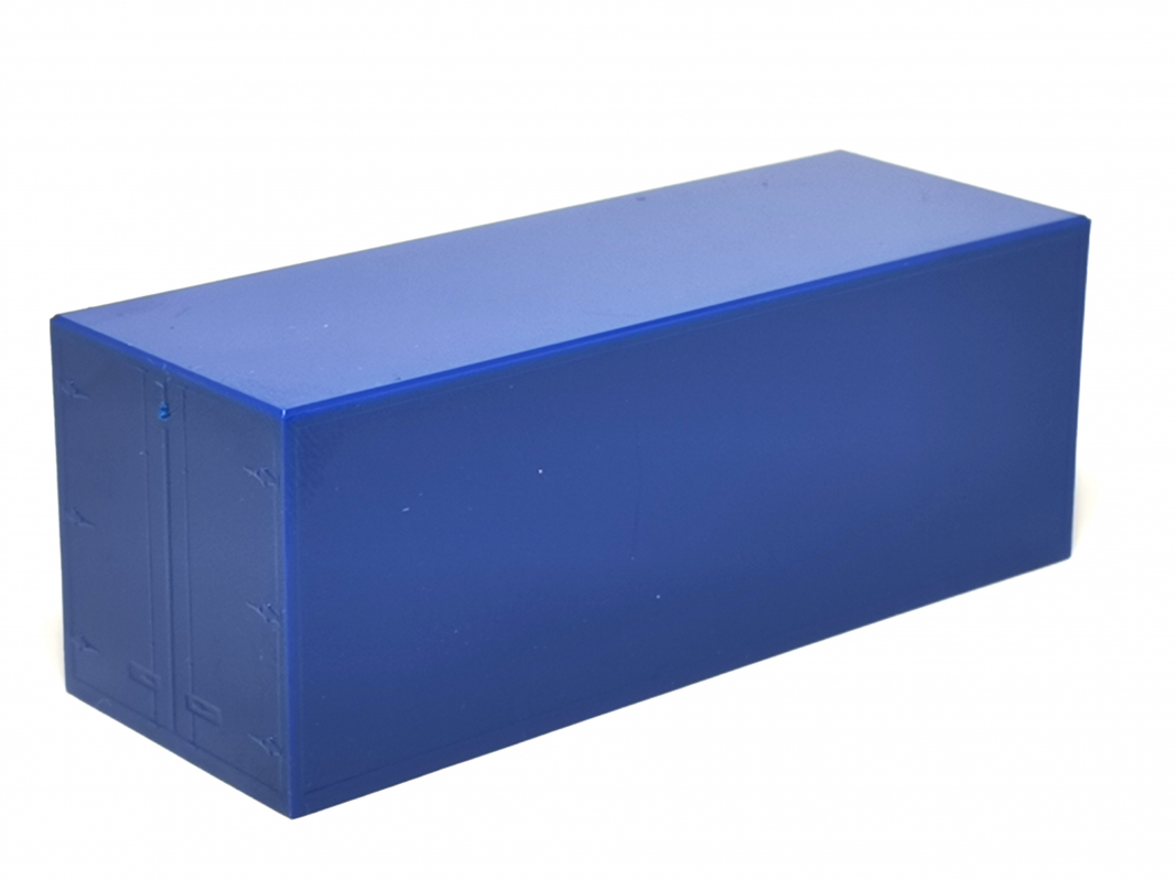 7,15 Koffer Aufbau, enzianblau Herpa