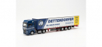 315920 MAN TGX GX Gardinenplanen-Sattelzug 15m „Dettendorfer“ Herpa