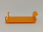 Kipperbrücke ohne Kipprahmen und Seitenschutz orange