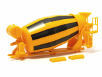Betonmischer orange Groß für 4-achser Herpa