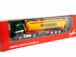 313810 Mercedes-Benz Actros Streamspace Silo-Sattelzug„Peterburs“ Herpa