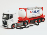 316002 Mercedes-Benz Actros Bigspace `18 Swapcontainer-Sattelzug "Talke" Herpa