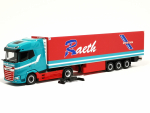 316620 DAF XG Kühlkoffer-Sattelzug "Raeth" (Nordrhein-Westfalen/Straelen) Herpa