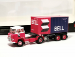 87MBS026123 Scania LB 76 Container-Sattelzug "van der Linden/Bell" (Niederlande/Lisse) Herpa