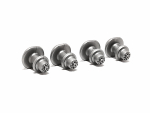 4x Radnabe für Zugmaschine - innen - hinten, silber Herpa