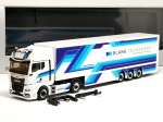 959308 MAN TGX GX Koffer Sattelzug "Blank Transport - Wir bewegen Deutschland" Herpa