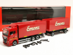 319294 MAN TGX GM Wechselkoffer-Hängerzug "Emons" Herpa