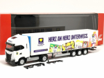 319027 Iveco S-Way Kühlkoffer-Sattelzug "Edeka - HERZ AN HERZ" Herpa