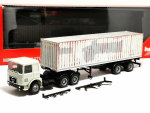 320283  MAN F8 Container-Sattelzug "DB" Herpa