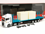 320252 MAN TGX GM Flachbett-Sattelzug mit 10ft Koffer "Circus Krone" Herpa