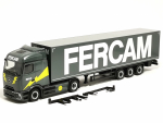 320184 Mb eActros 600 ProCabin Streamspace Gardinenplanen-Sattelzug "Fercam" Herpa